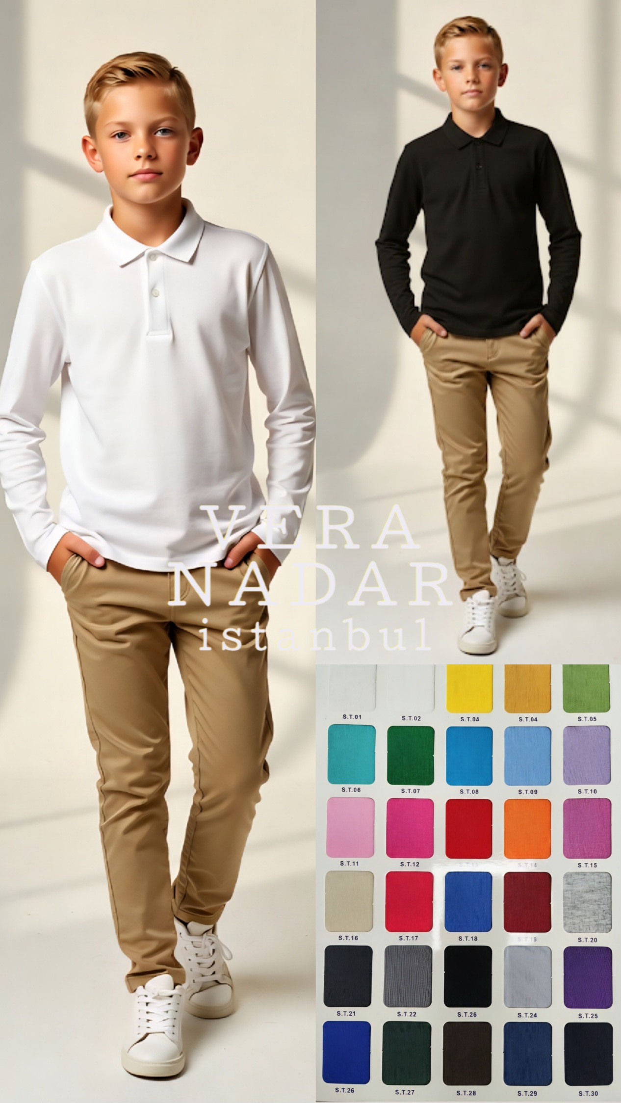 Yakalı Tişört Kısa Kol