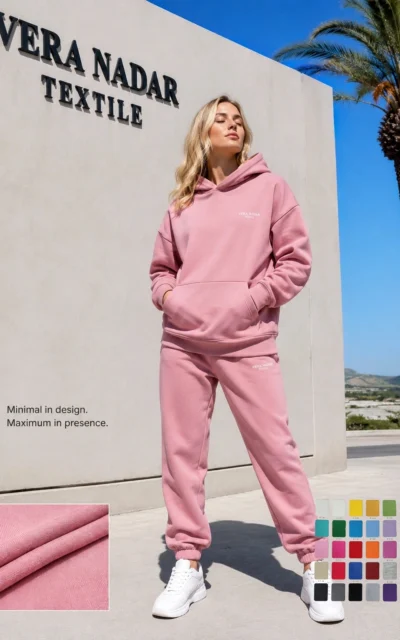 Women's hoodie and sweatpants set tracksuit wholesale cotton custom printing