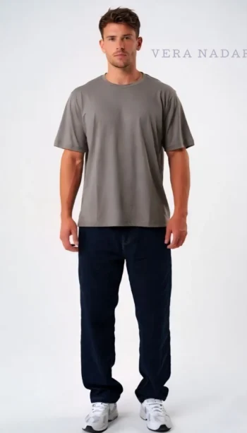 Oversized men's t-shirt wholesale cotton lycra 240gsm streetwear custom printing
