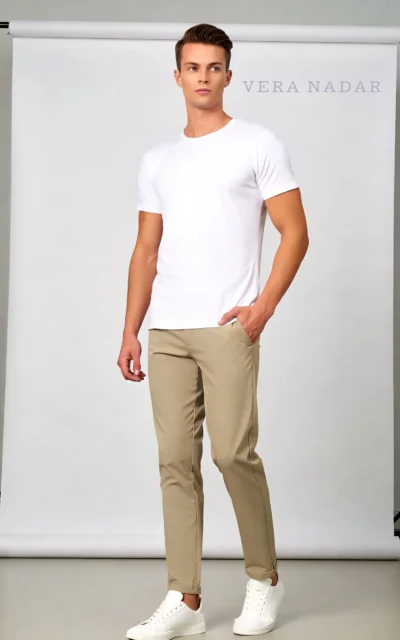 Slim fit men's t-shirt wholesale cotton lycra custom printing