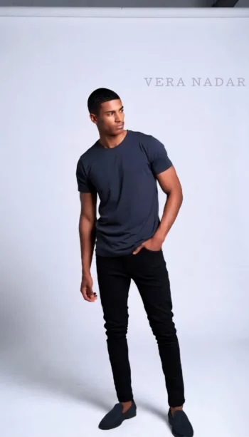 Regular fit men's t-shirt wholesale cotton lycra custom printing