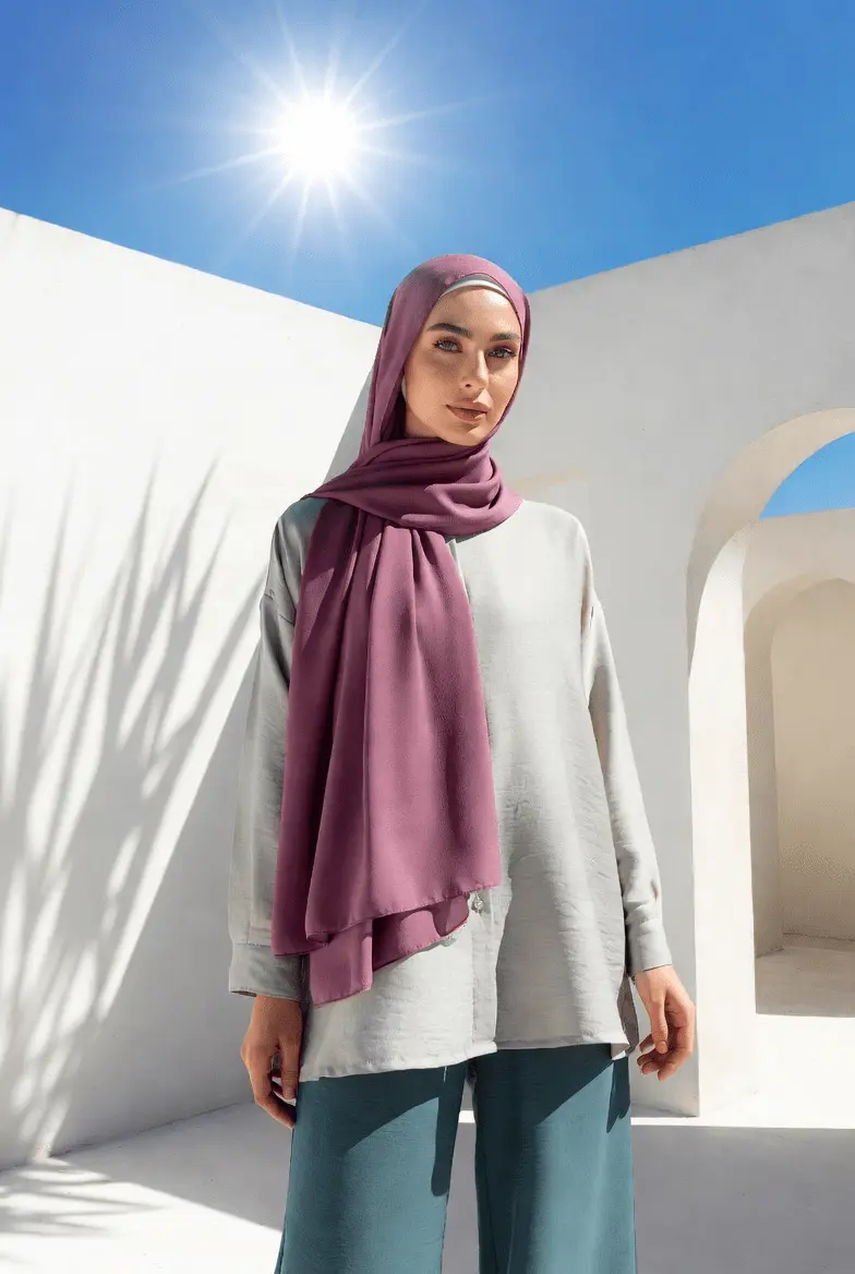 Plain Solid Shawl – Wholesale Custom Shawl for Modest Wear - Image 2